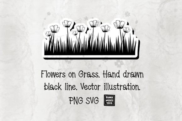 Download Flowers on Grass PNG SVG - Flowers Collection