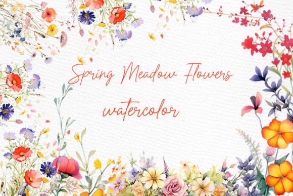 Download Wild Floral Clipart Watercolor Flowers - Flowers Collection